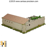 Mediterranean Village: House Corner (28mm)