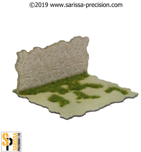 Mediterranean Village: Wall 10x10 (28mm)