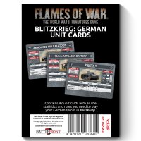 Blitzkrieg German Unit Cards (Limited Edition)