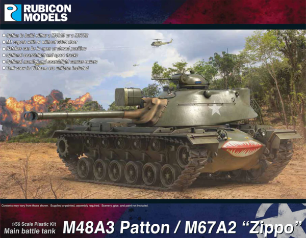 M48A3 Patton/M67A2 Zippo