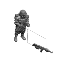 Konflikt `47: Totenrotte Platoon Commander & Bodyguard (Axis)