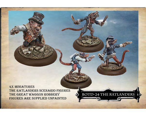 Empire of the Dead: The Great Waggon Robbery (Ratlanders Scenario Figures)