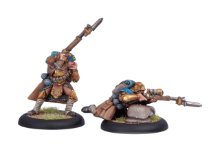 Cygnar Trencher Officer & Sharpshooter