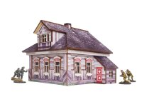WW2 Ostfront Village Whitewashed Dacha (1) (28mm)