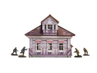WW2 Ostfront Village Whitewashed Dacha (1) (28mm)