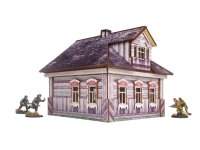 WW2 Ostfront Village Whitewashed Dacha (1) (28mm)