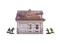 WW2 Ostfront Village Whitewashed Dacha (1) (28mm)