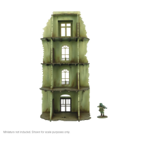 City in Ruins: 4 Storey Building Facade (1)