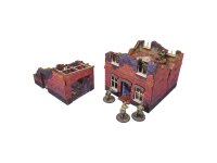 WW2 Ostfront Stalingrad Small House (with Garage) (3) (28mm)