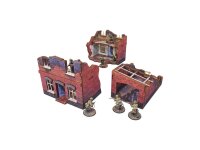 WW2 Ostfront Stalingrad Small House (with Garage) (3) (28mm)