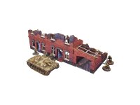 WW2 Ostfront Stalingrad Small House (with Garage) (3) (28mm)