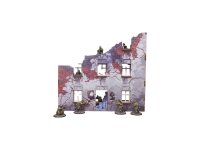 WW2 Ostfront Stalingrad Apartment Block Front (1) (28mm)