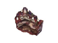 WW2 Ostfront Stalingrad Apartment Block Front (1) (28mm)