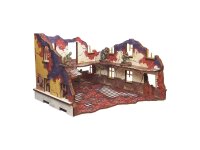 WW2 Ostfront Stalingrad School Left (with Balcony) (1) (28mm)