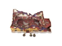 WW2 Ostfront Stalingrad School Left (with Balcony) (1) (28mm)