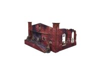 WW2 Ostfront Stalingrad Factory Back (with Ramp) (1) (28mm)