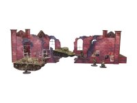 WW2 Ostfront Stalingrad Factory Back (with Ramp) (1) (28mm)