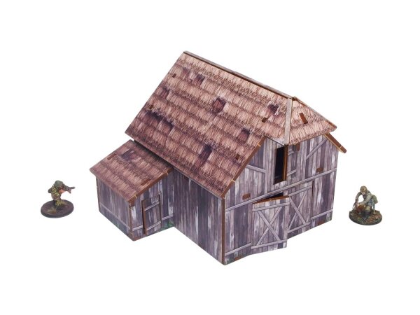 WW2 Ostfront Village Barn (1) (28mm)