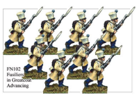Fusiliers in Greatcoat Advancing