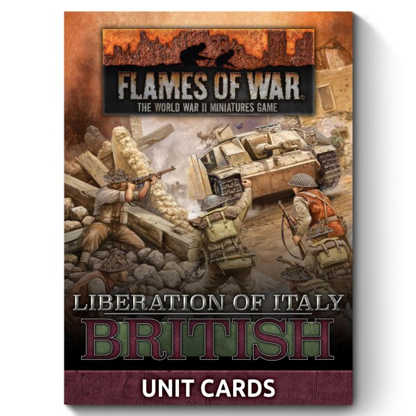 Liberation of Italy: British Unit Cards