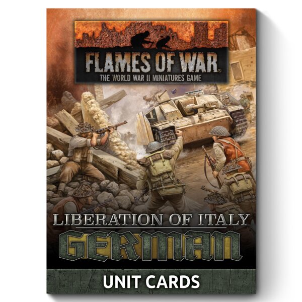Liberation of Italy: German Unit Cards