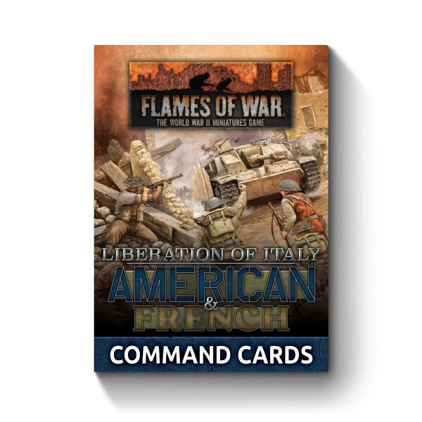 Liberation of Italy: American & French Command Cards