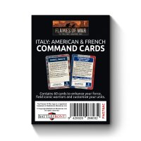 Liberation of Italy: American & French Command Cards