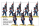 Imperial Guard Grenadier in Campaign Dress Marching