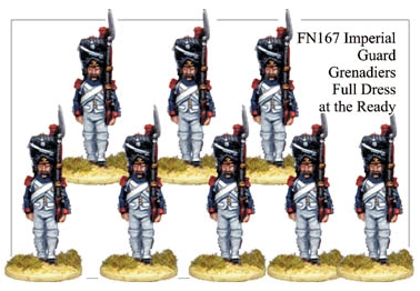 Imperial Guard Grenadiers in Full Dress at the Ready