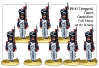 Imperial Guard Grenadiers in Full Dress at the Ready