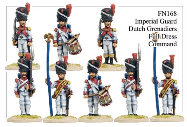 Imperial Guard Dutch Grenadiers in Full Dress Command