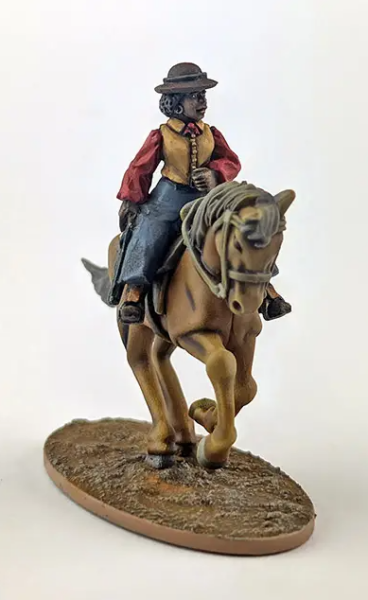 Dead Man`s Hand: `Nate` Love Mounted