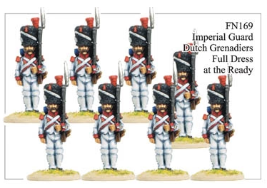 Imperial Guard Dutch Grenadiers in Full Dress at the Ready
