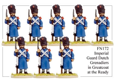 Imperial Guard Dutch Grenadiers in Greatcoat Standing