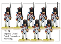Imperial Guard Dutch Grenadiers in Campaign Dress Marching