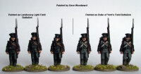 Hanoverian Light Field Battalion Advancing, Peaked Caps,...
