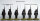 Hanoverian Light Field Battalion Advancing, Peaked Caps, Rifle Uniforms