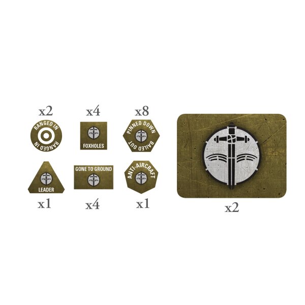 653. Schwere Panzerjägerabteilung Tokens & Objectives