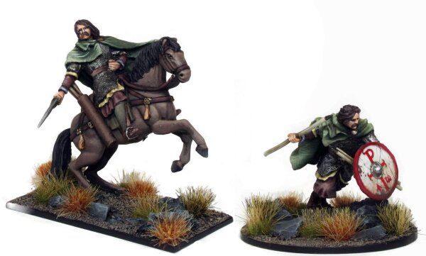 Welsh Legendary Hero: Owen I, King of Strathclyde, Mounted and Foot (2 Figures)