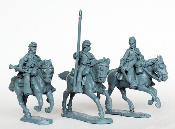 Union Cavalry Command Galloping