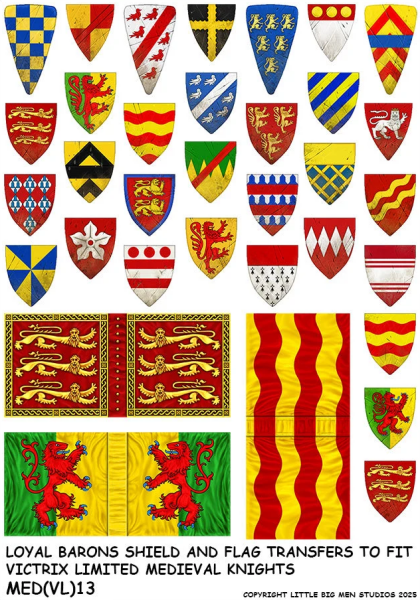 Loyal Barons Shield & Flag Transfers 13