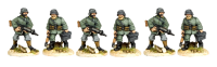 German Light Machine Gun Crew in Helmets