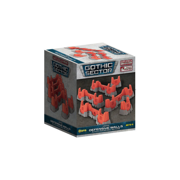 Gothic Sector: Legion Defensive Walls (Red)
