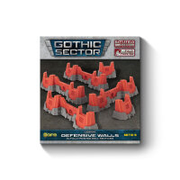 Gothic Sector: Legion Defensive Walls (Red)