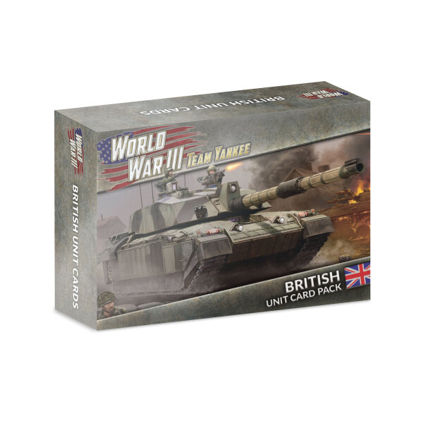 World War III: Team Yankee - British Unit Card Pack
