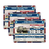 World War III: Team Yankee - British Unit Card Pack