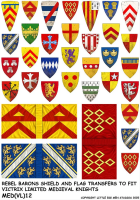 Rebel Barons Shield & Flag Transfers 12