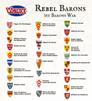 Rebel Barons Shield & Flag Transfers 12