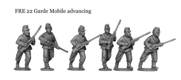Franco-Prussian War 1870-71: Garde Mobile Advancing
