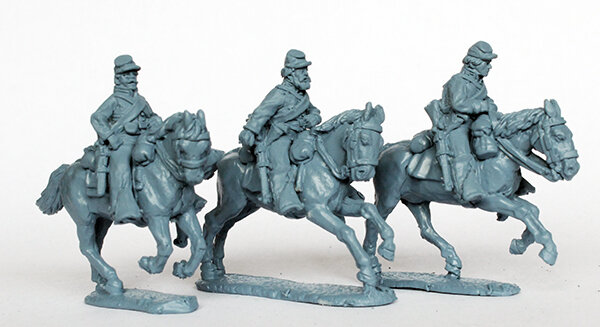 Union Cavalry Galloping no Weapon in Hands
